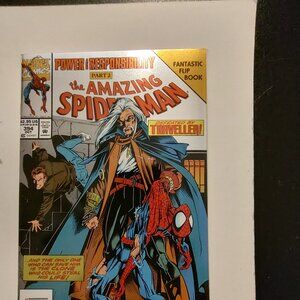 AMAZING SPIDERMAN # 394 FLIP COMIC WITH 2 COVERS By Mark Bagley and Mahlstedt